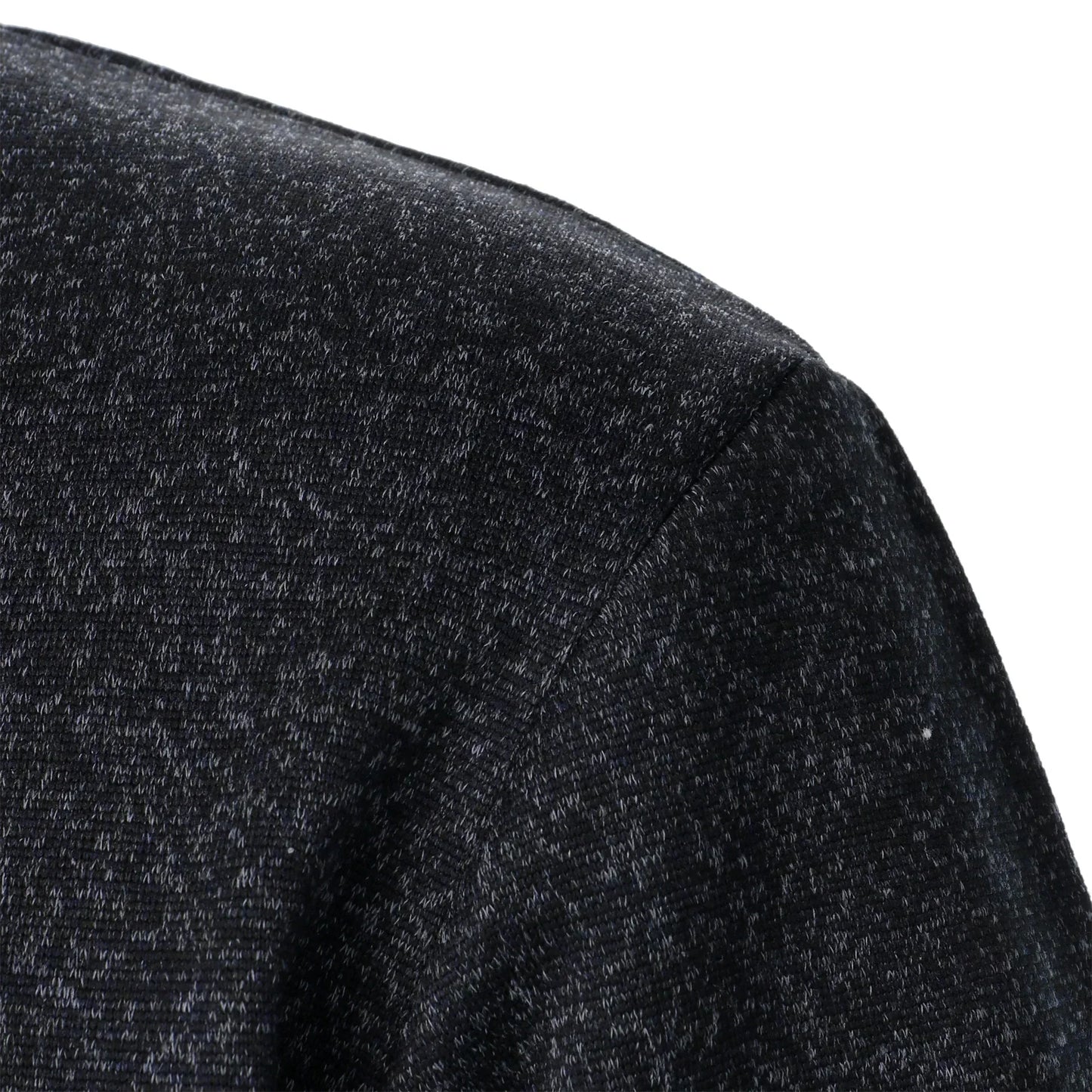 Herren Strickpullover Stehkragen Knopfleiste Langarm bequem elegant