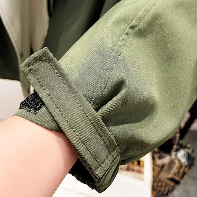 Damenjacke ist wasserabweisend und winddicht Versiegelung leicht warm elegante Passform