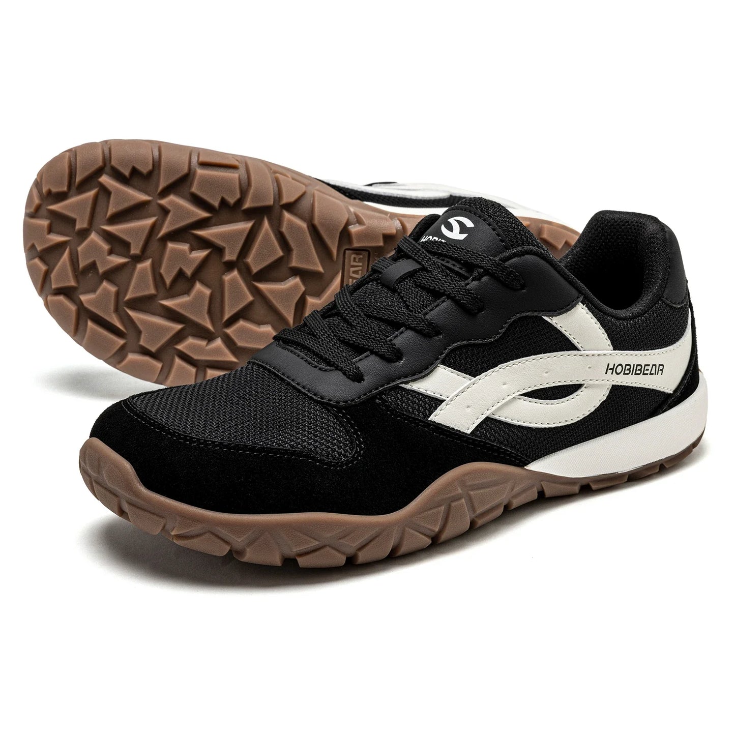 Damen Sneaker Weiß Bordeaux Freizeitschuhe mit Profilsohle und Schnürung