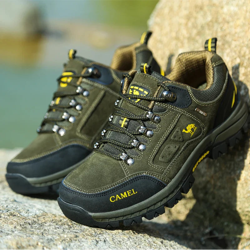 Damen Wanderschuhe Braun rutschfest wasserdicht Outdoor Trekking Schuhe