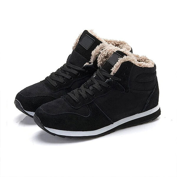 Herren Winter Sneaker gefüttert rutschfest atmungsaktiv leicht bequem