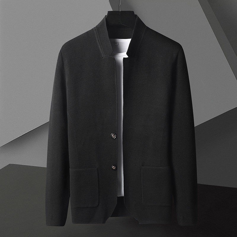 Herren Strickjacke Regular Fit Leicht Atmungsaktiv Modern Vielseitig Alltag Freizeit
