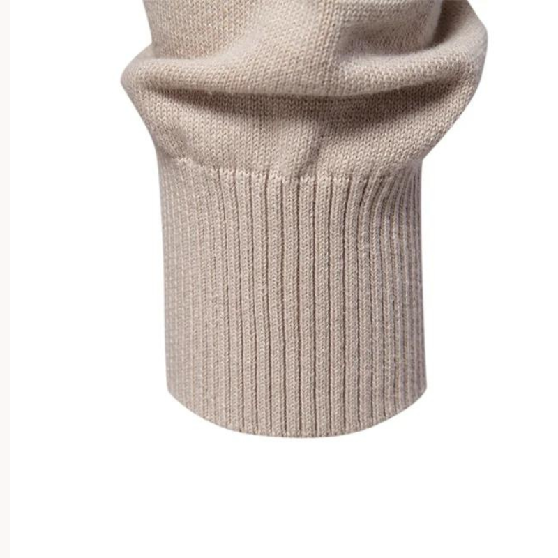 Herren Strickpullover karierter Rundhalsausschnitt