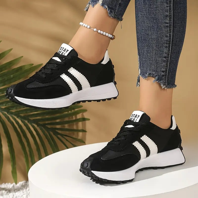 Damen Orthopädische Sneaker bequem rutschfest stoßdämpfend atmungsaktiv mit ergonomischer Innensohle