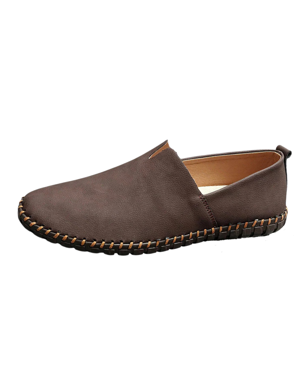 Herren Slipper Leder elegant klassisch bequem Slip-On Business Casual Schuhe