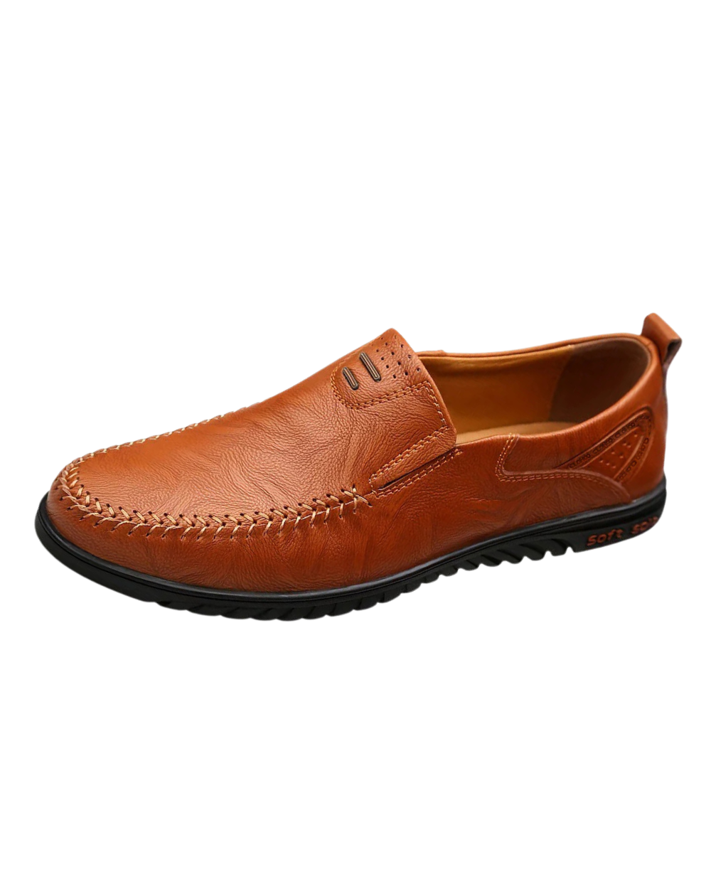Herren Slipper Leder elegant klassisch bequem Slip-On Business formell Casual Schuhe