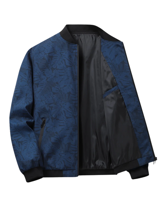 Herren Bomberjacke Slim Fit Klassisch Elegant Übergangsjacke Urban Casual Leicht