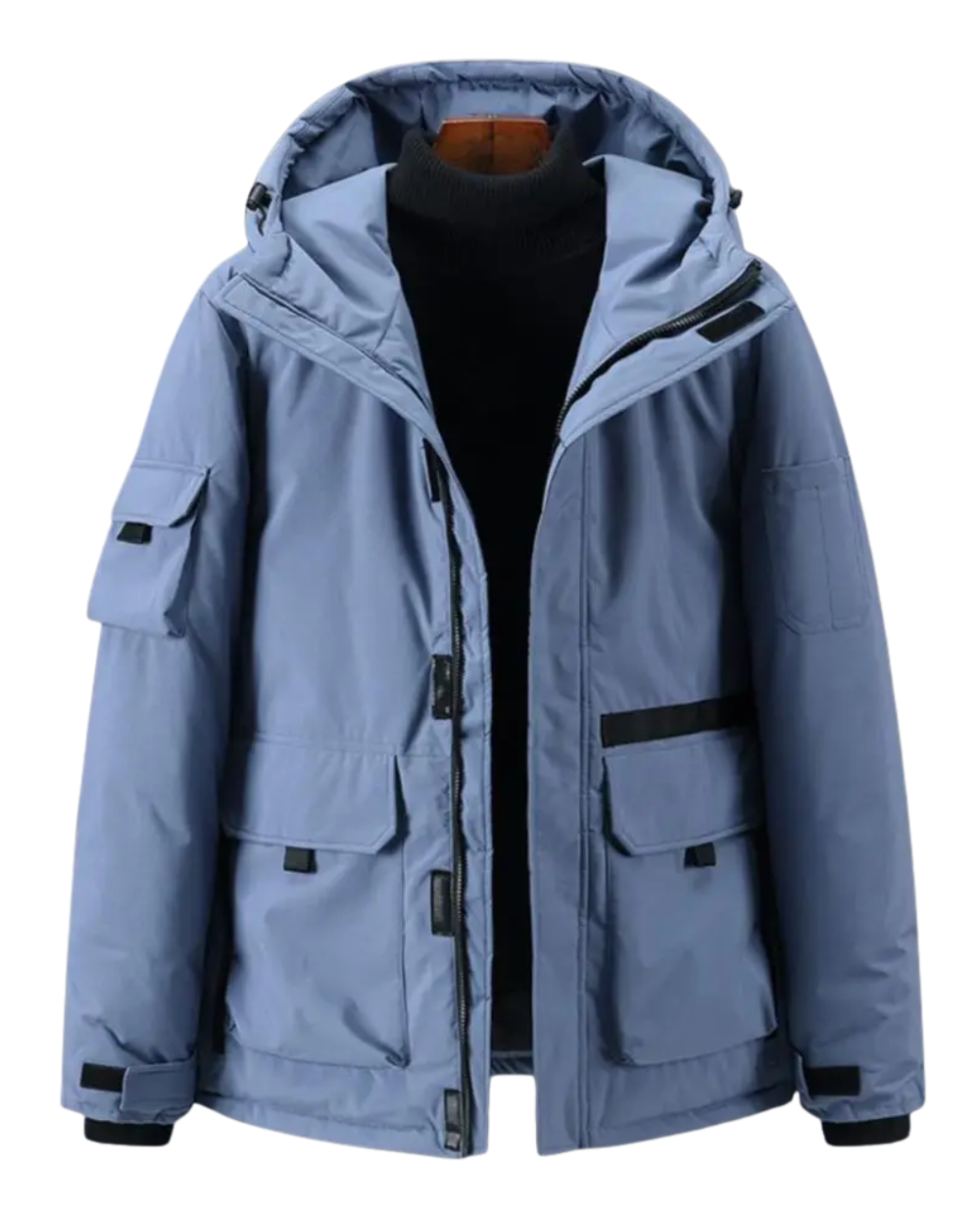 Herren Winterjacke Elegant Gefüttert Slim Fit Warm Komfort Alltag
