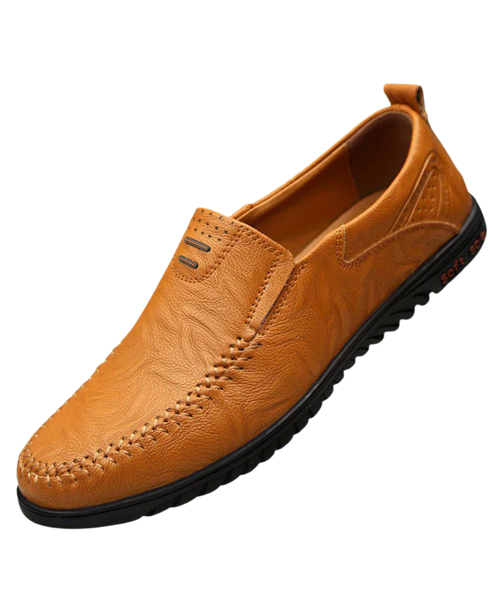 Herren Slipper Leder elegant klassisch bequem Slip-On Business formell Casual Schuhe