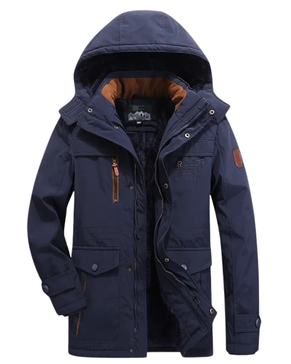 Herren Winterjacke Gepolstert Slim Fit Elegant Warm Übergangsjacke Business Casual Alltag