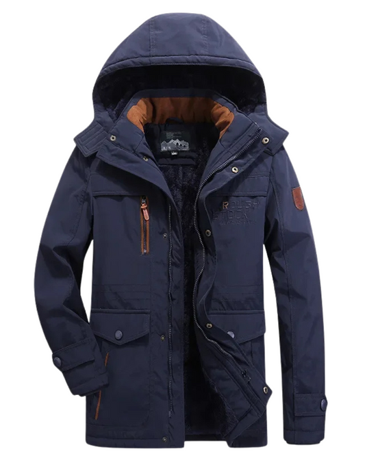 Herren Winterjacke Gepolstert Slim Fit Elegant Warm Übergangsjacke Business Casual Alltag