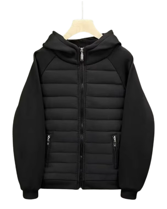Herren Jacke Regular Fit Baumwolle Gepolstert Leicht Warm Atmungsaktiv Alltag Business Casual Übergang