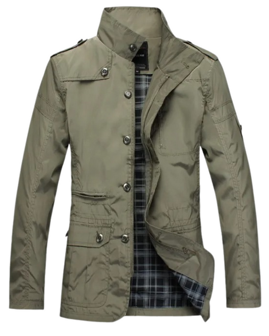 Herren Jacke Regular Fit Winddicht Leicht Atmungsaktiv Elegant Alltag Outdoor Reisen