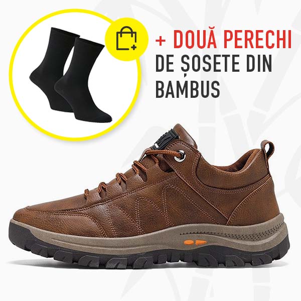 Herren Winterschuhe warm gefüttert rutschfest wasserdicht ergonomisch Slip-On Alltag PU Leder