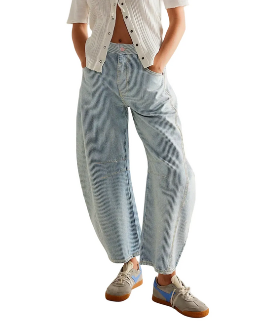 WILHELM | Damen Jeans mit lockerer Passform und atmungsaktivem Stoff für Sommer & Freizeit