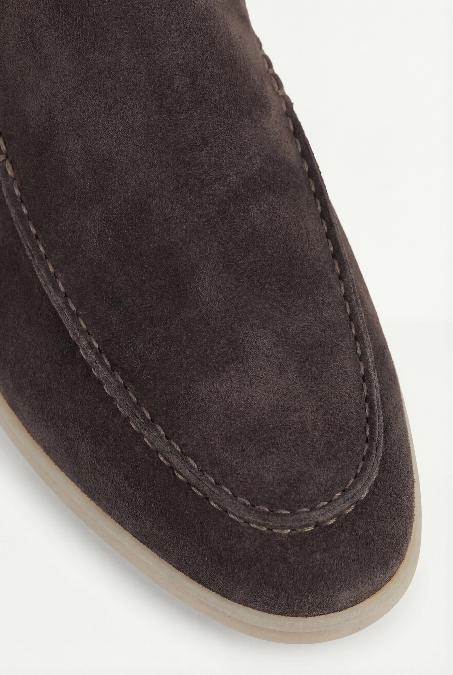 Slip-on Mule braun offen rutschfest mit gepolstertem Innenbereich