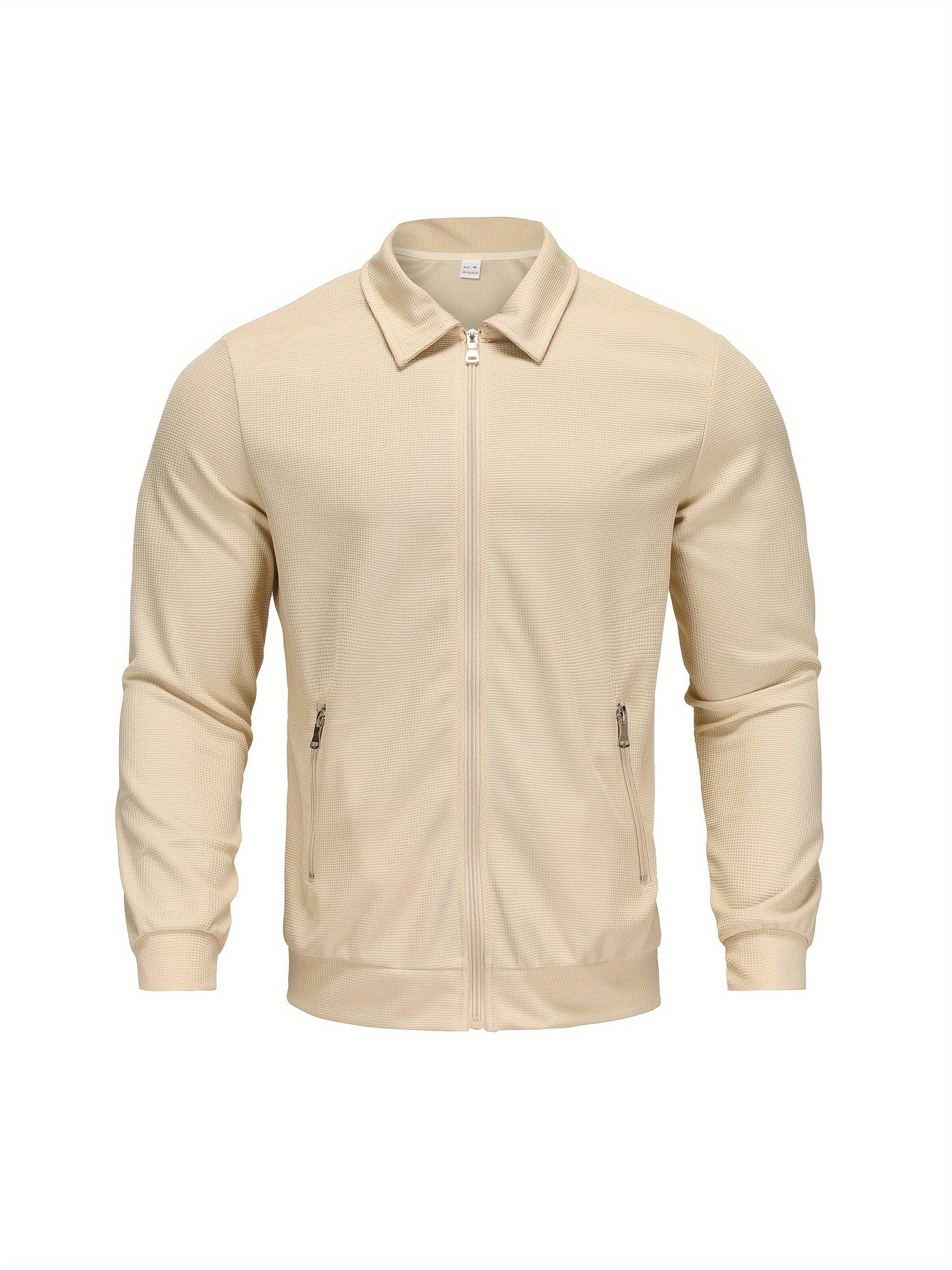 Marvin – Lässige Polyester Jacke Mit Reissverschluss