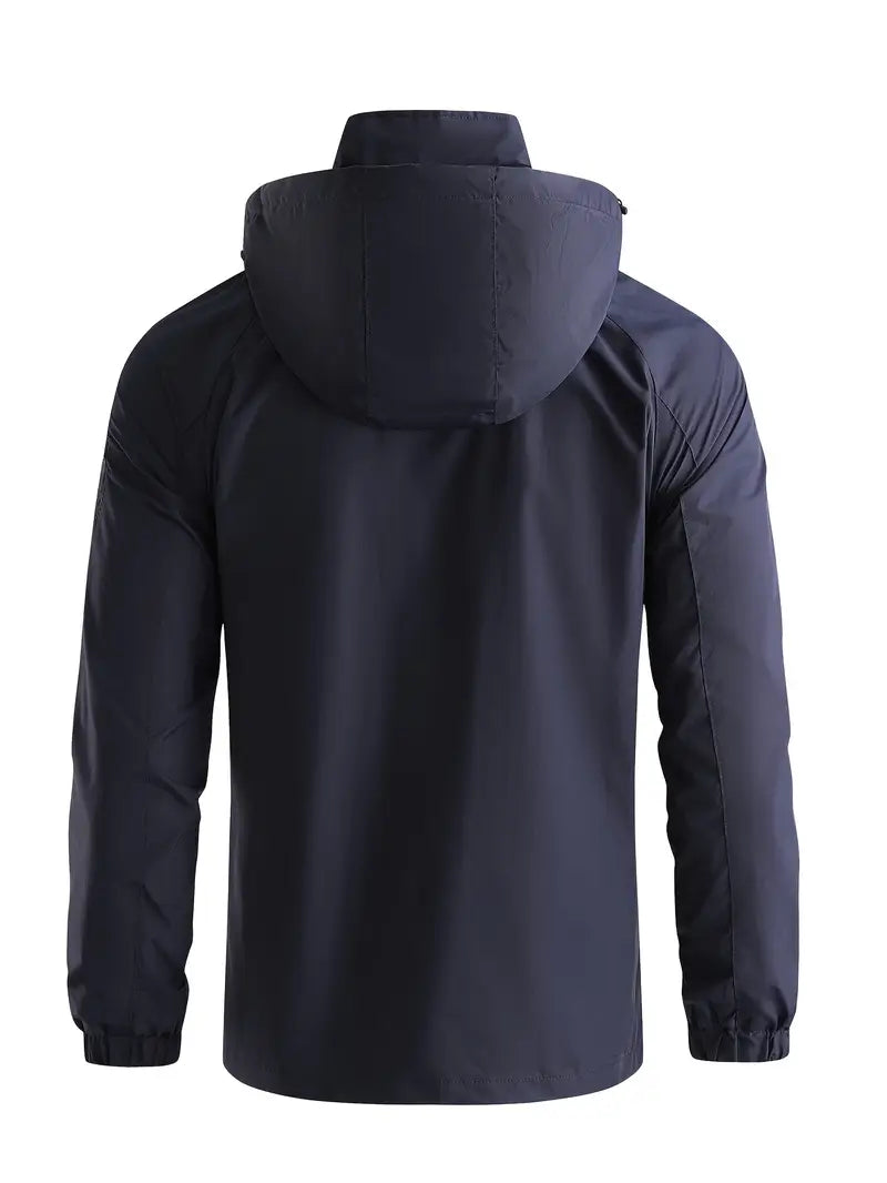 Herren Leichte Jacke Regular Fit Atmungsaktiv Slim Design Casual Elegant Übergang Reisen Smart Casual