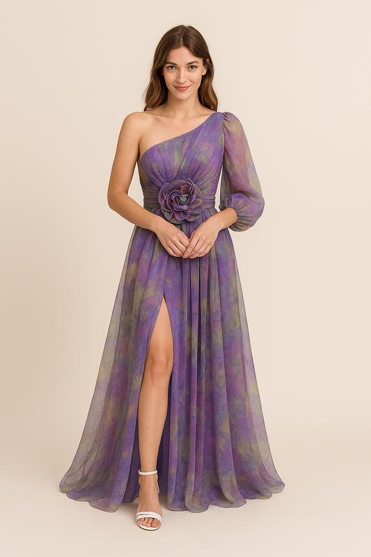 WILHELM | luftig-leichtes Kleid mit One‑Shoulder‑Schnitt