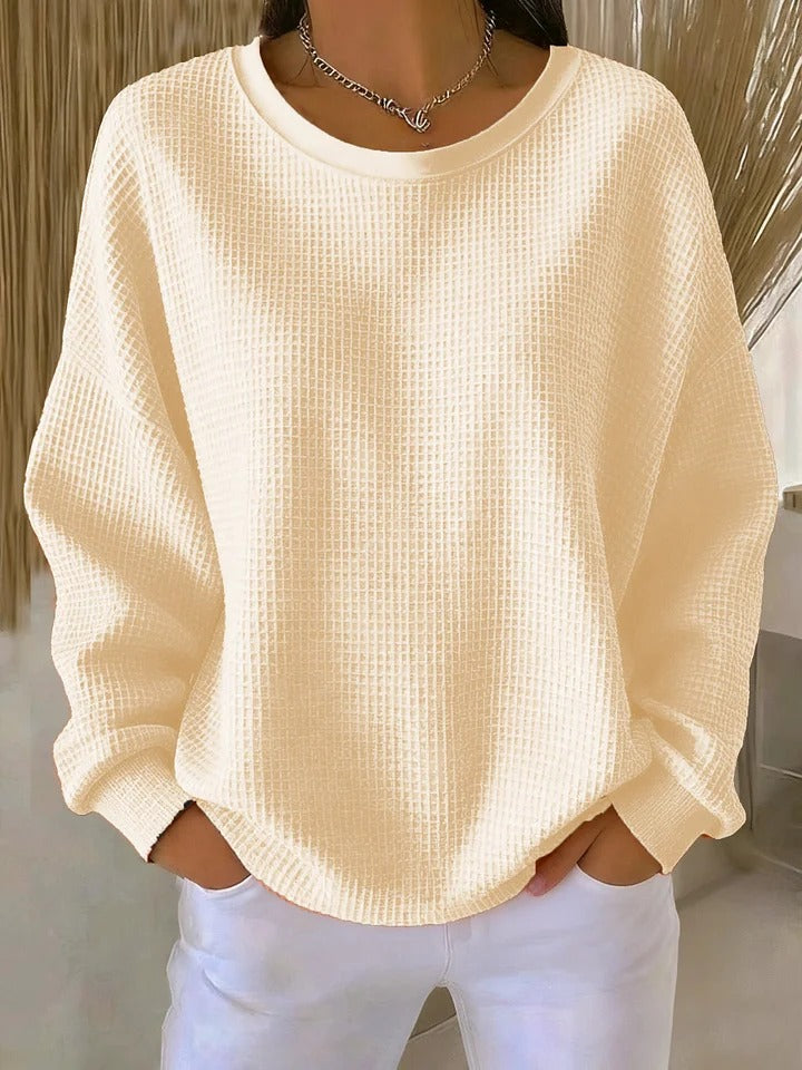 Damenpullover in klassischer, lockerer, bequemer, weicher, atmungsaktiver, eleganter Passform