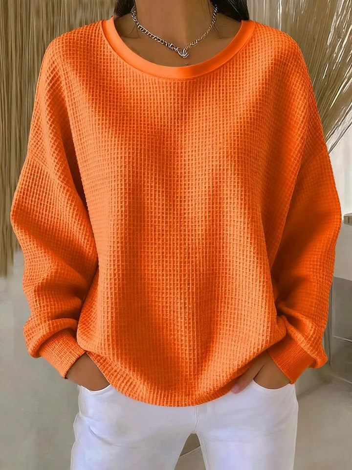 Damenpullover in klassischer, lockerer, bequemer, weicher, atmungsaktiver, eleganter Passform
