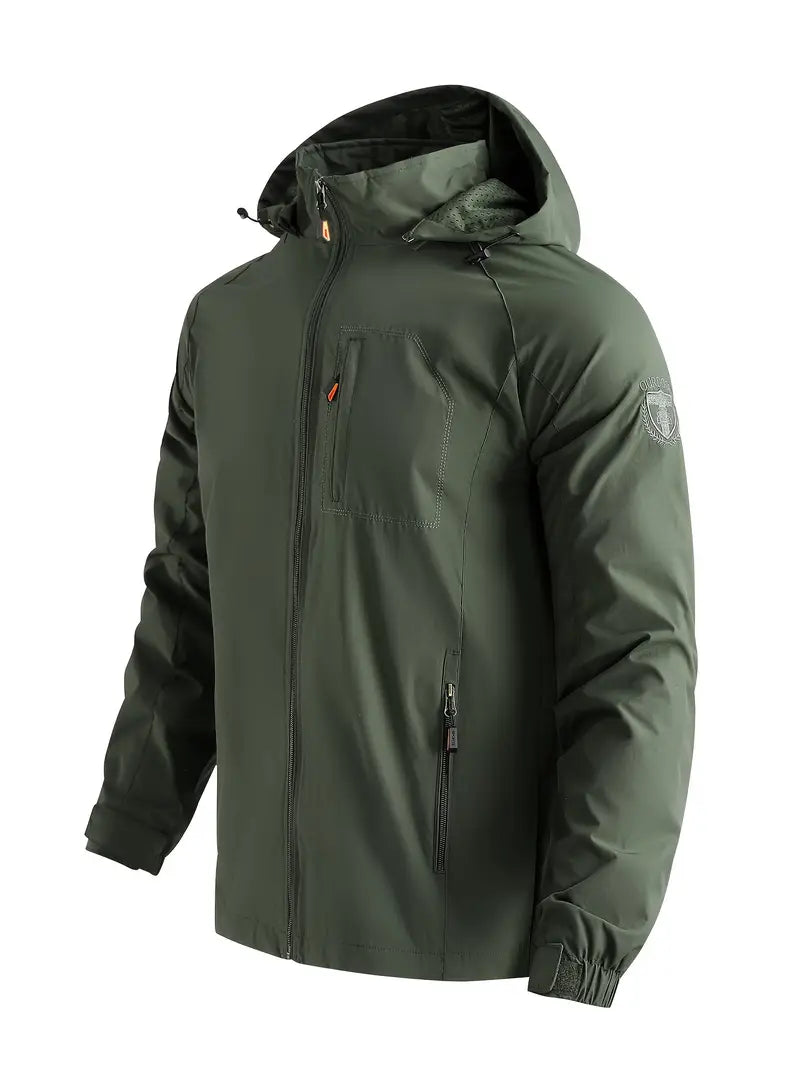 Herren Leichte Jacke Regular Fit Atmungsaktiv Slim Design Casual Elegant Übergang Reisen Smart Casual