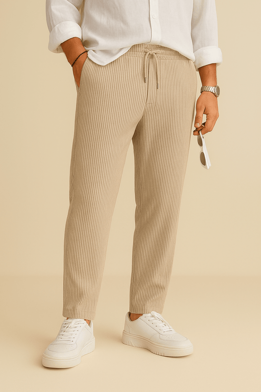WILHELM | Herren Hose Jim mit weichem Griff, weiter Form und bequemem Bund