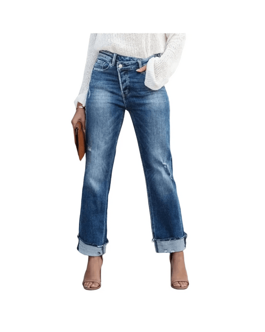 WILHELM | Elegante Damen Hose mit geradem Schnitt und weichem Stoff