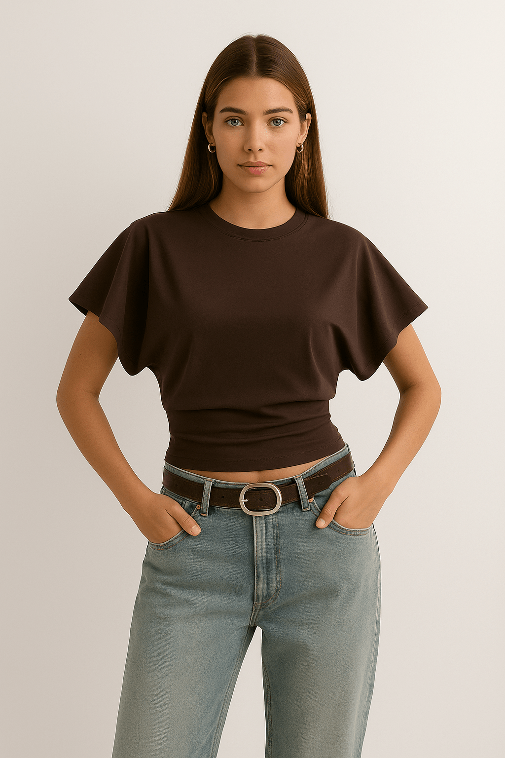 WILHELM | Damen T-Shirt weit geschnitten und luftig für Sommer & Freizeit