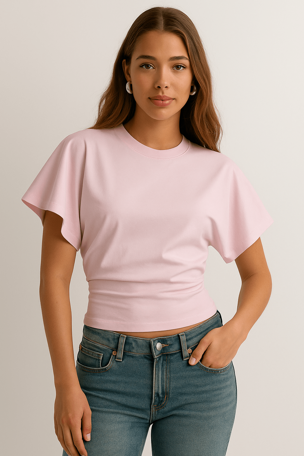 WILHELM | Damen T-Shirt weit geschnitten und luftig für Sommer & Freizeit