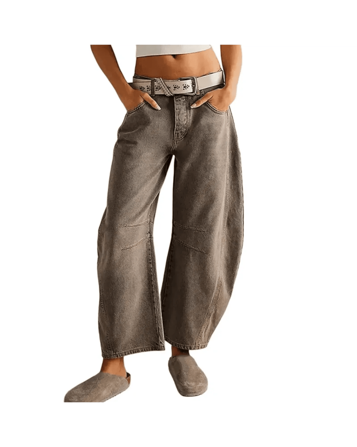 WILHELM | Damen Jeans mit weitem Bein und klarer Silhouette Büro & Freizeit