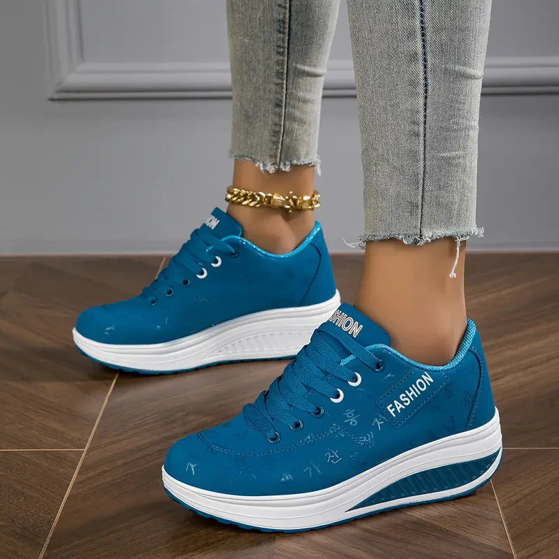 Damen Sneaker orthopädisch leicht atmungsaktiv rutschfest Fußgewölbe Unterstützung