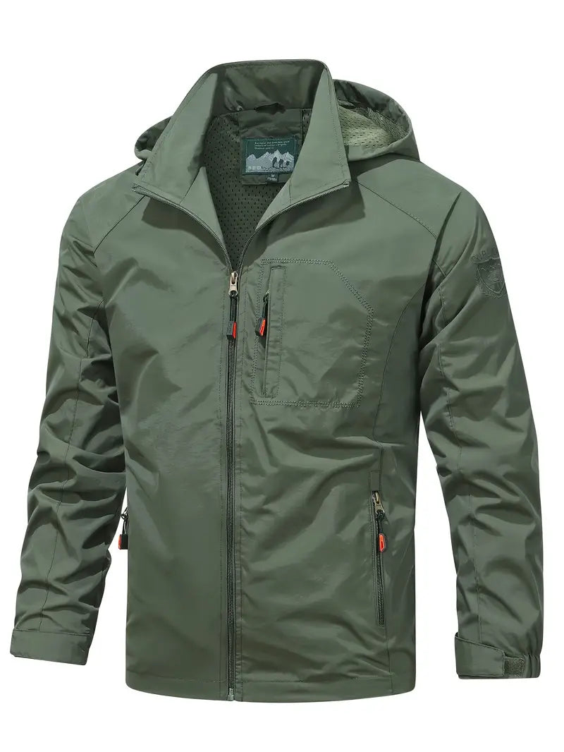Herren Leichte Jacke Regular Fit Atmungsaktiv Slim Design Casual Elegant Übergang Reisen Smart Casual