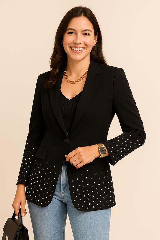 WILHELM | Damen Blazer figurbetont für Büro und Hochzeit