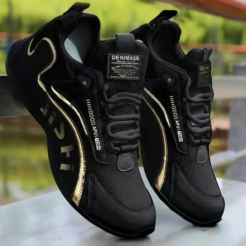 Herren Sneakers Schnürung atmungsaktiv rutschfest leicht bequem