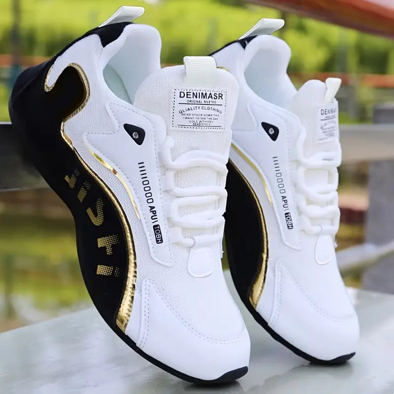 Herren Sneakers Schnürung atmungsaktiv rutschfest leicht bequem