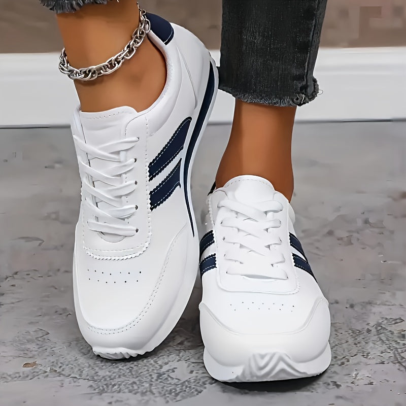 Herren Sneaker leicht sportlich rutschfest gepolstert Schnürung Alltag Freizeit Casual Schuhe