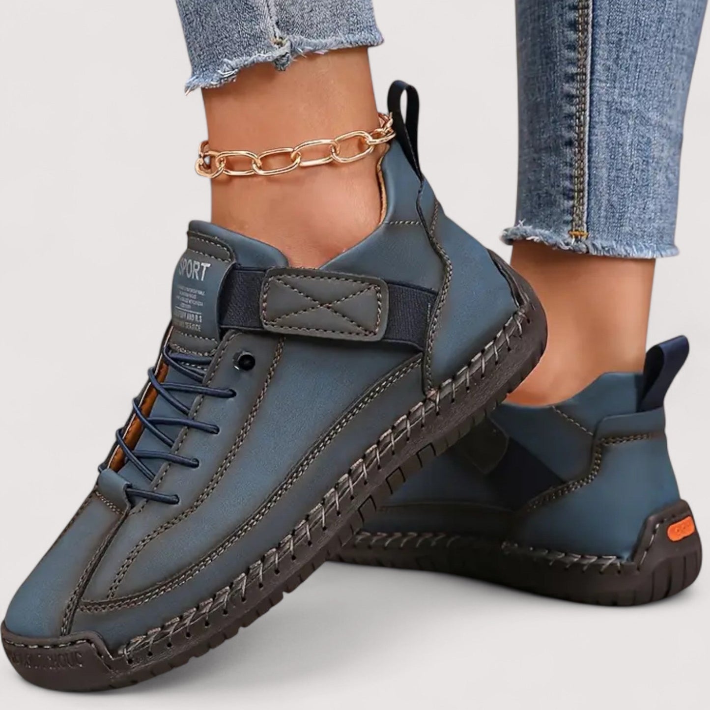 Unisex Sneakers orthopädisch leicht atmungsaktiv breite Passform rutschfest