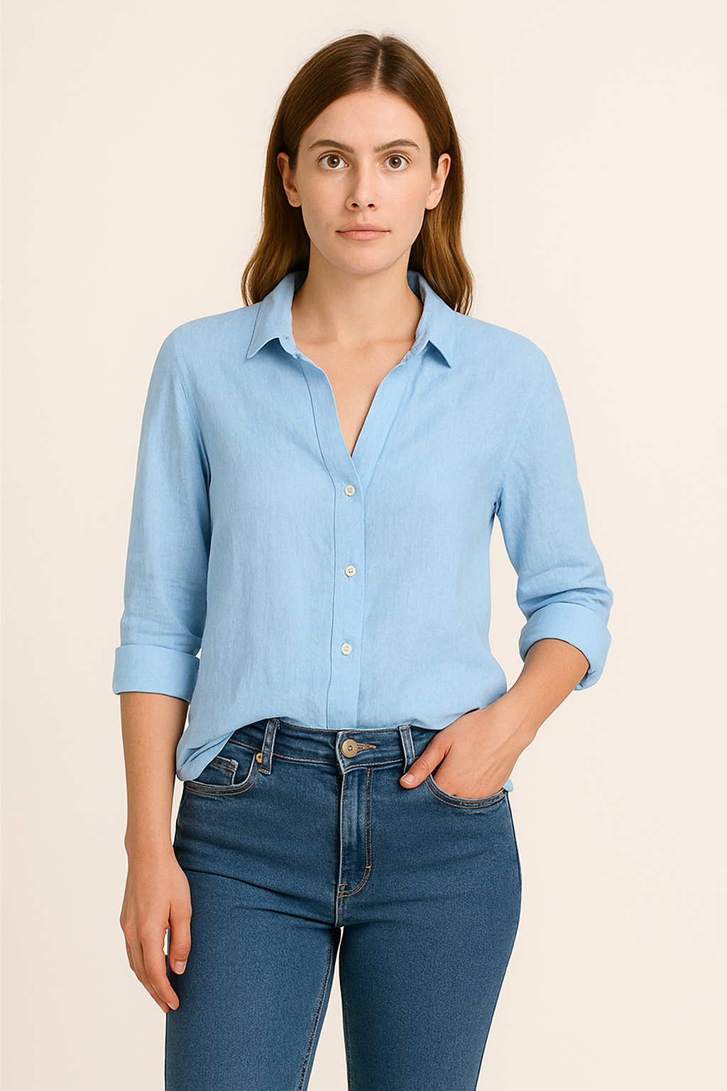 WILHELM | Damen Sommerbluse leicht und stilvoll für Büro & Freizeit