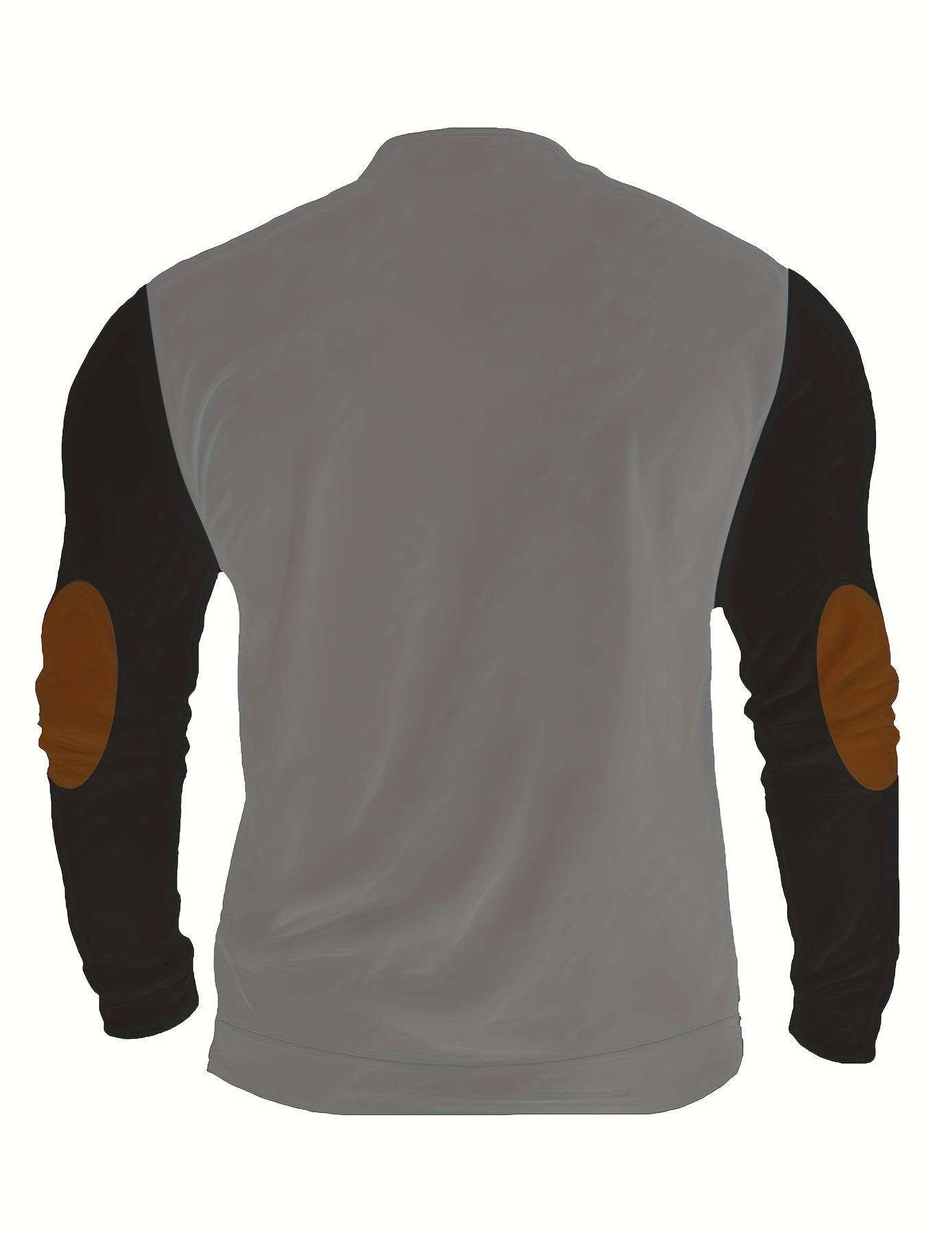 Herren Sweatshirt halber Reißverschluss Stehkragen Druck locker bequem