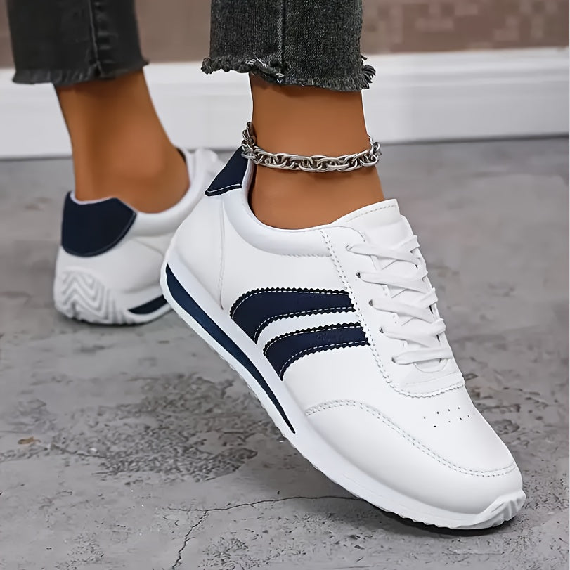 Herren Sneaker leicht sportlich rutschfest gepolstert Schnürung Alltag Freizeit Casual Schuhe