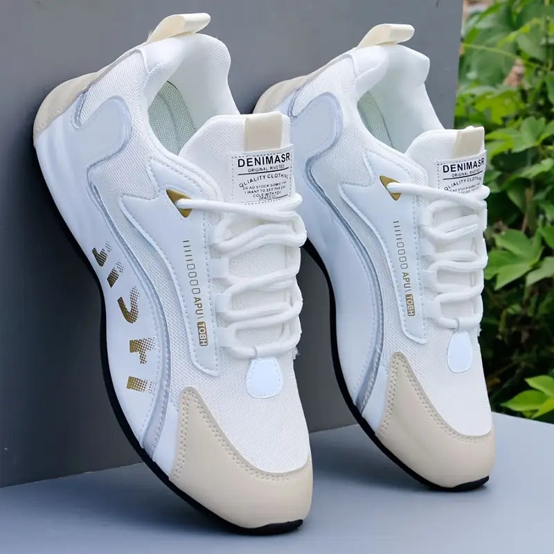 Herren Sneakers Schnürung atmungsaktiv rutschfest leicht bequem