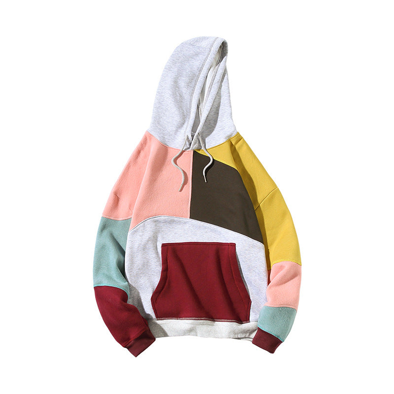 Herren Baumwollpullover Rundhals lose weiche atmungsaktive Langarm