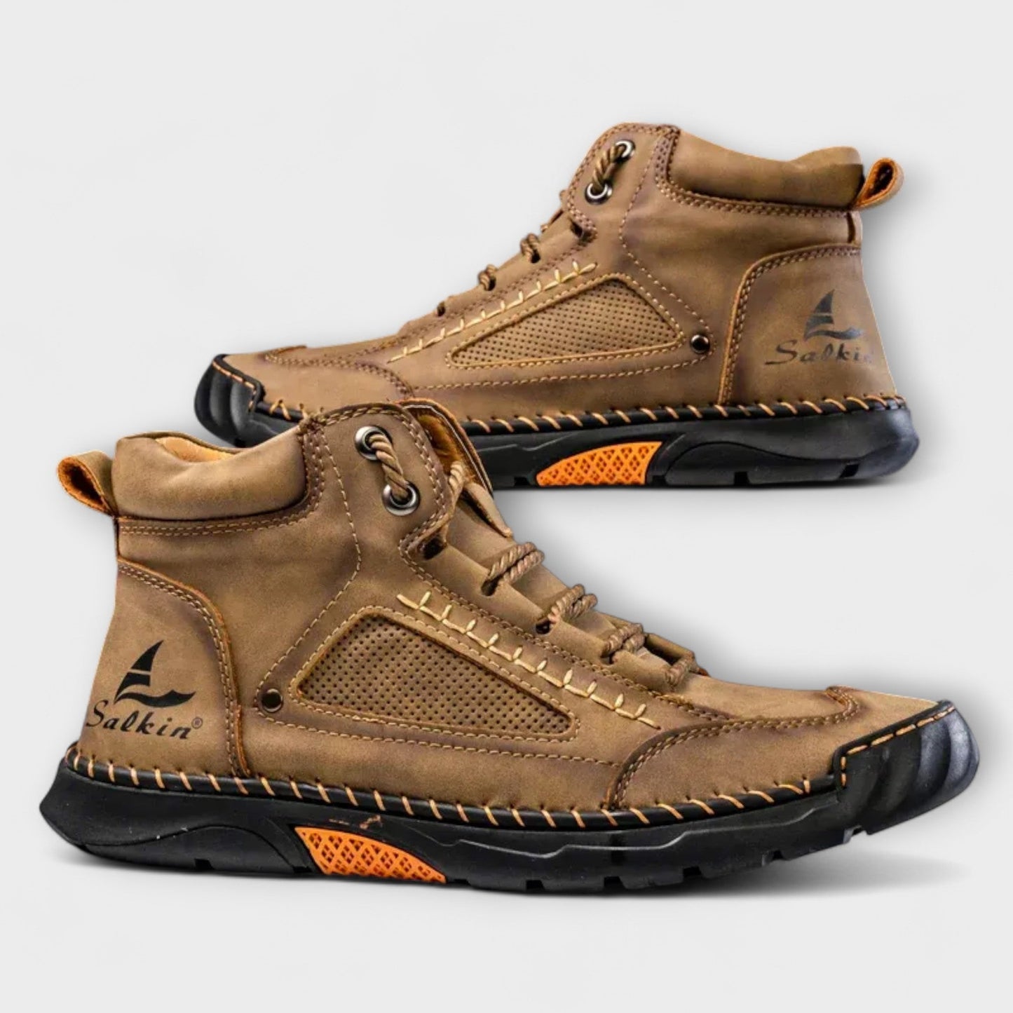 Herren Schuhe Leder wasserdicht atmungsaktiv rutschfest gepolstert leicht elegant Alltag