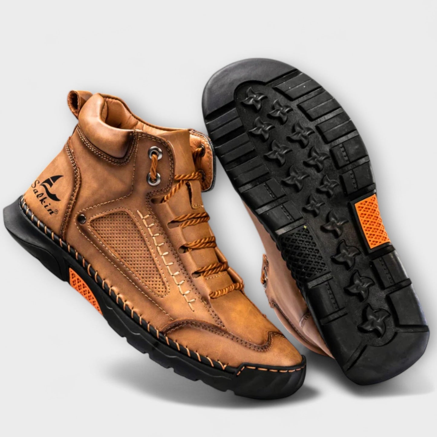 Herren Schuhe Leder wasserdicht atmungsaktiv rutschfest gepolstert leicht elegant Alltag