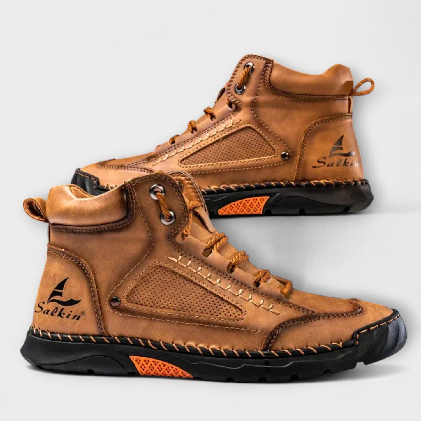 Herren Schuhe Leder wasserdicht atmungsaktiv rutschfest gepolstert leicht elegant Alltag