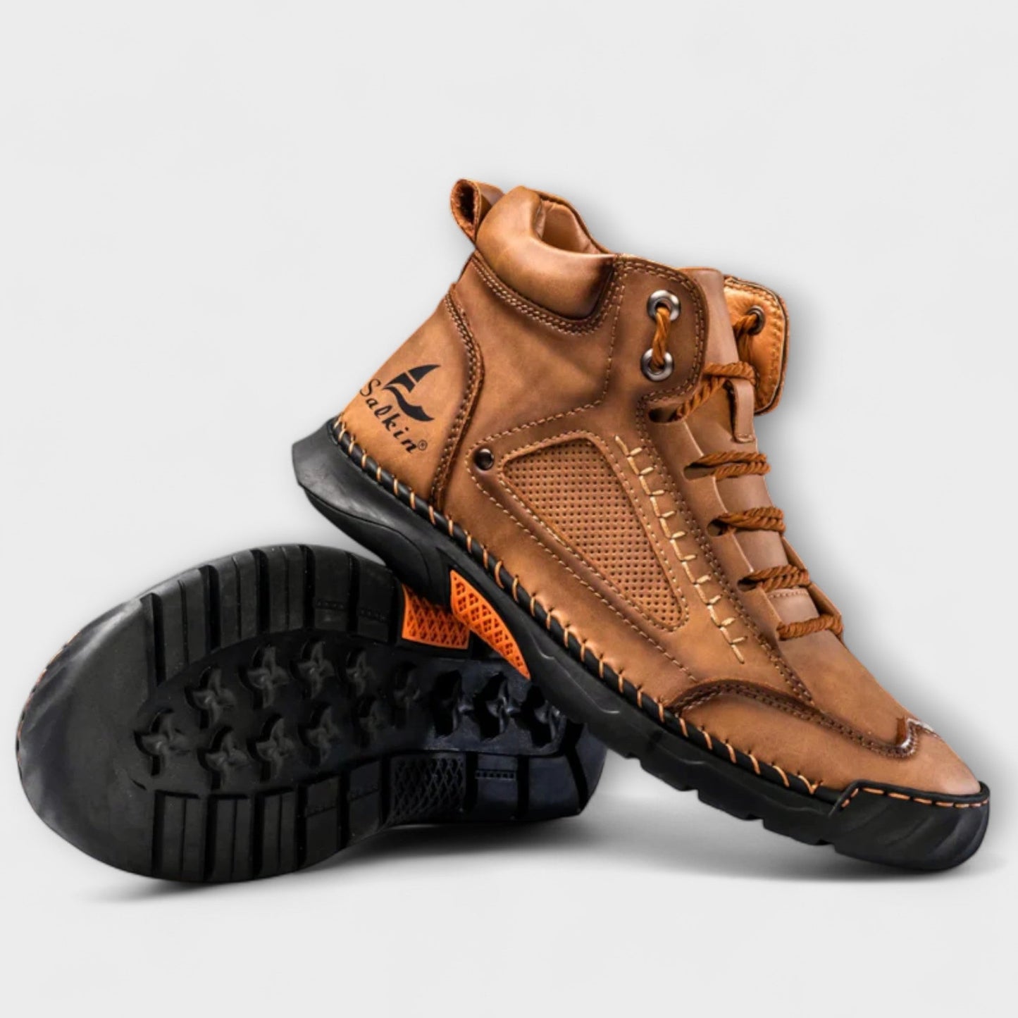 Herren Schuhe Leder wasserdicht atmungsaktiv rutschfest gepolstert leicht elegant Alltag