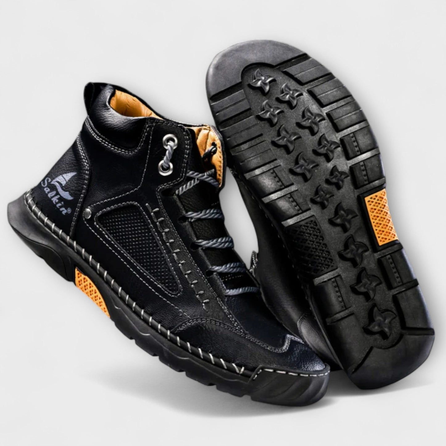 Herren Schuhe Leder wasserdicht atmungsaktiv rutschfest gepolstert leicht elegant Alltag