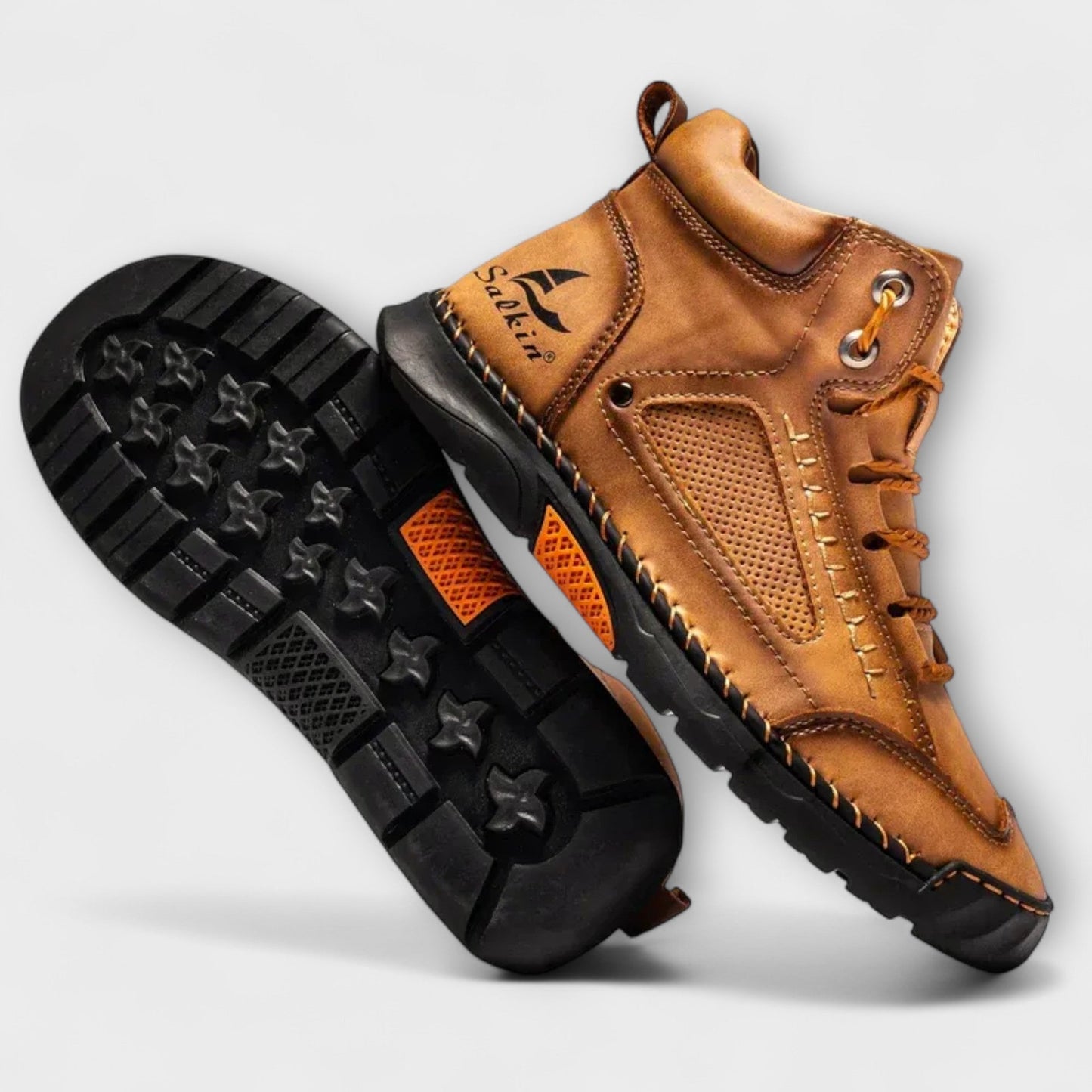 Herren Schuhe Leder wasserdicht atmungsaktiv rutschfest gepolstert leicht elegant Alltag