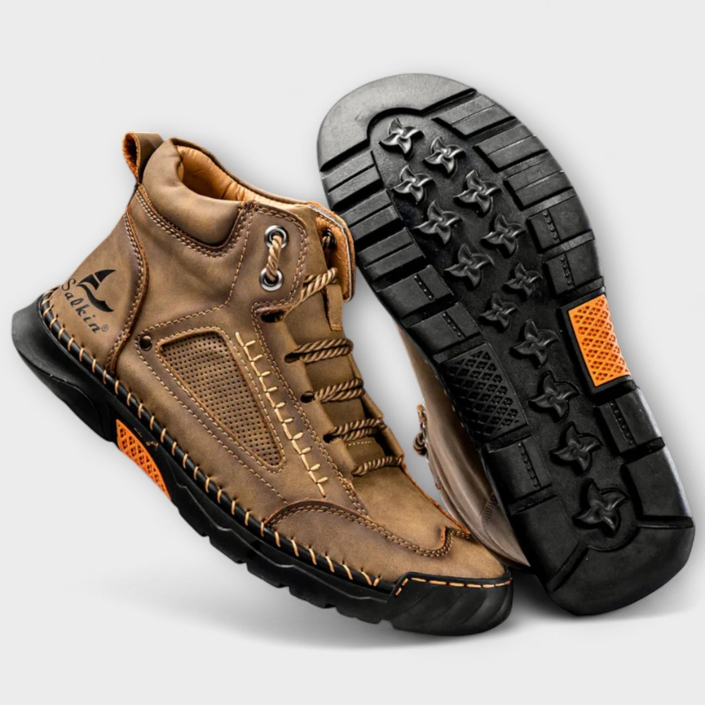 Herren Schuhe Leder wasserdicht atmungsaktiv rutschfest gepolstert leicht elegant Alltag